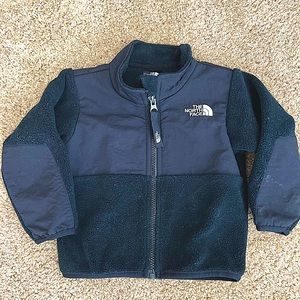 Black Infant/Toddler North Face Denali Jacket/Coat Fleece